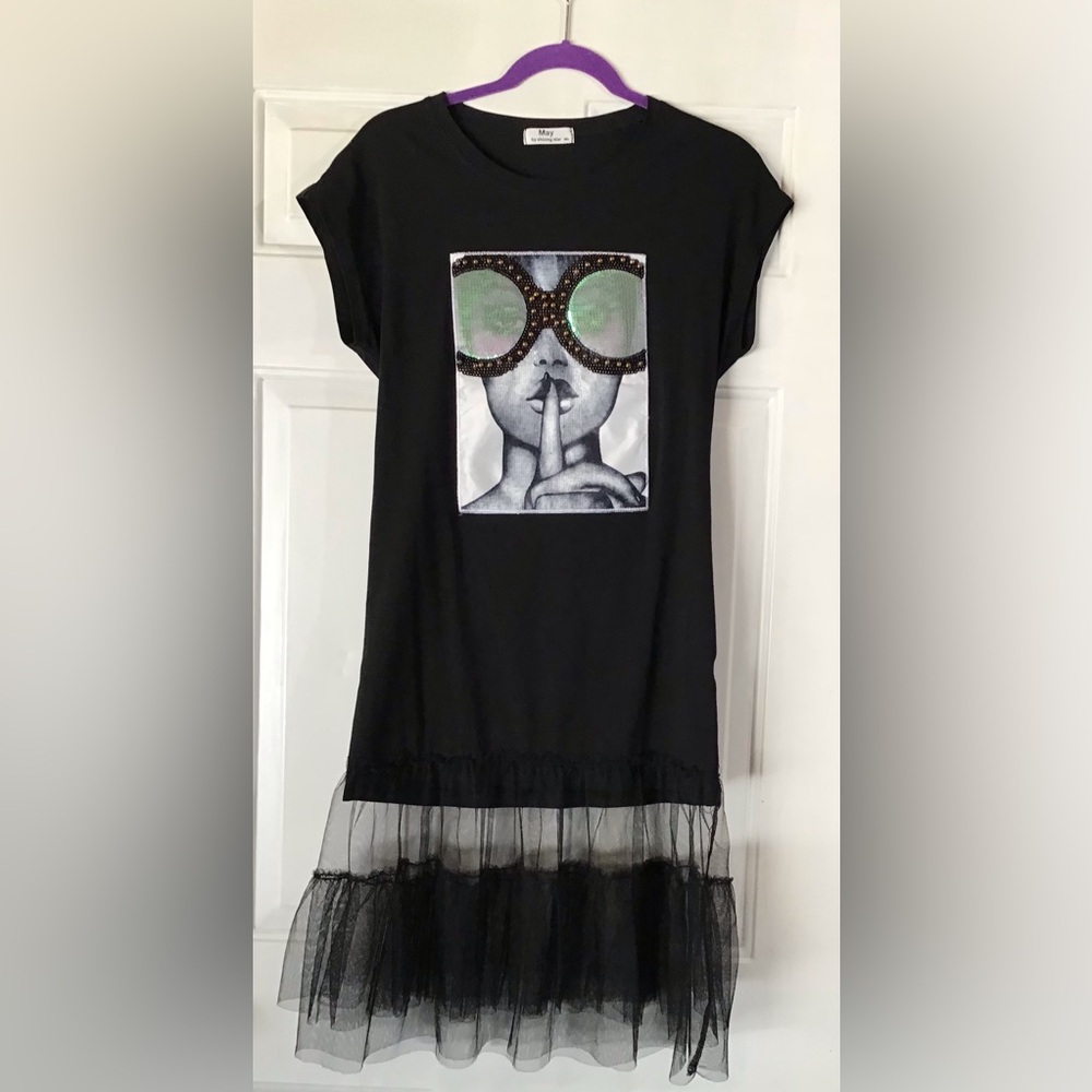 MAY by shining star shirt dress